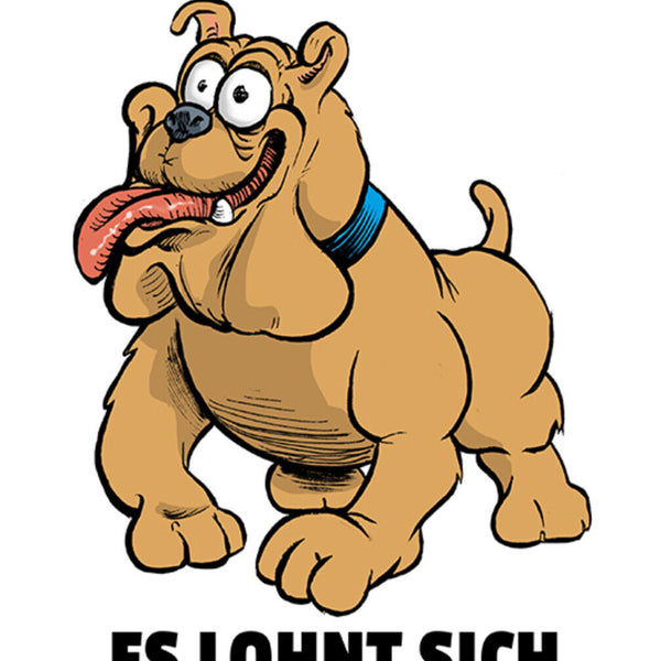 Schild Spruch Natürlich kann man ohne Hunde leben es lohnt sich nur nicht JW