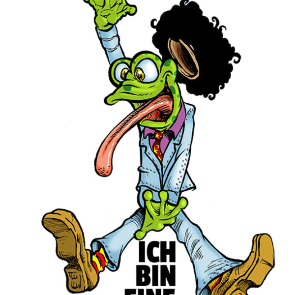 Schild Spruch Ich bin nicht gestört Ich bin eine Limited-Edition Frosch JW