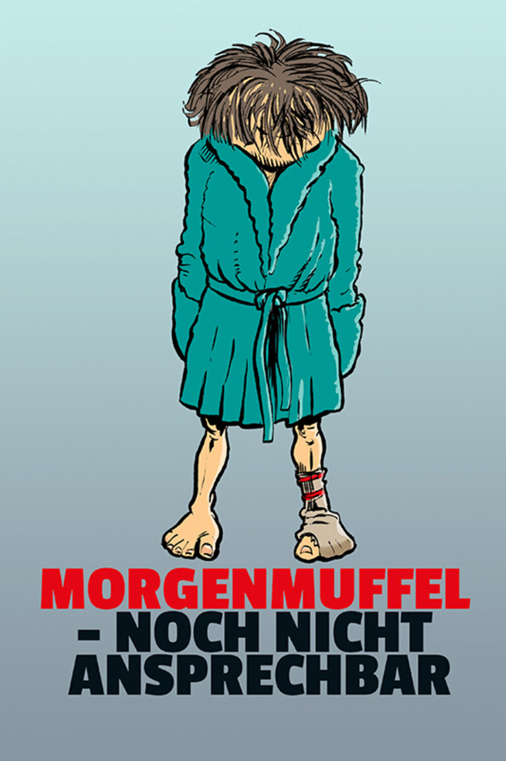 Schild Spruch Morgenmuffel Noch nicht ansprechbar Männer JW