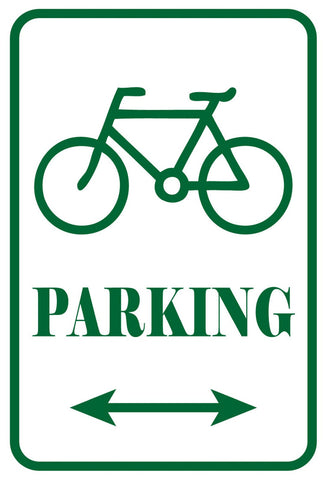 Schild Spruch Parking Parken Fahrrad JW