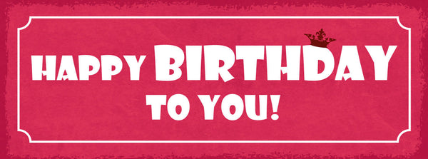 Schild Happy Birthday To You Alles Gute Zum Geburtstag 27x10 Blech od.Holz