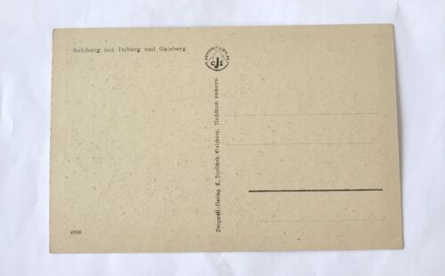 AK, Salzburg, Imberg, Gaisberg, Salzach, Stadtansicht (110283 BW)