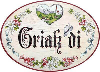 Holzkarte Holzpostkarte magnetisch "I love you" Schaf 14x10 Birkenholz 50400