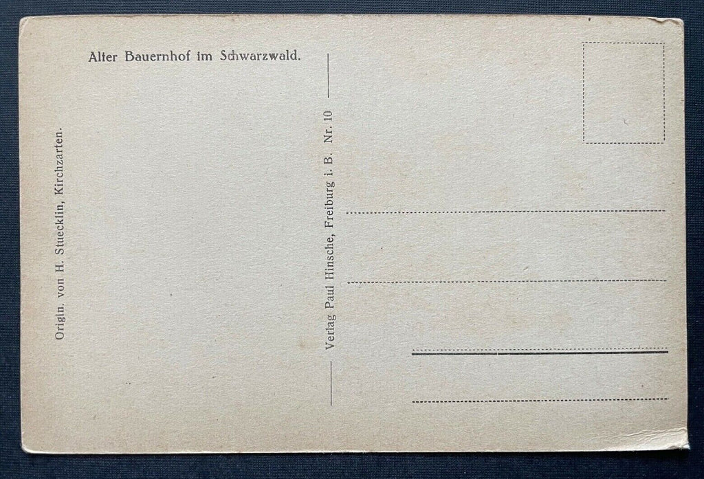 Malerei Alter Bauernhof im Schwarzwald H.Stuecklin Haus Landschaft BW 410772 TH