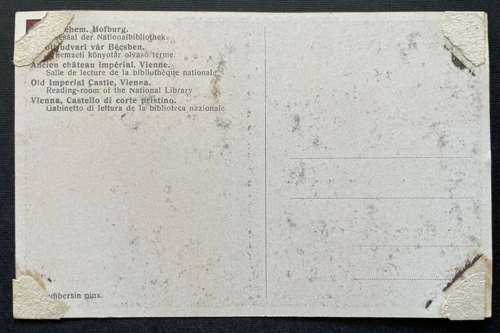 Wien ehem. Hofburg Lesesaal Nationalbibliothek Innenansicht Buch Tisch 410774 TH