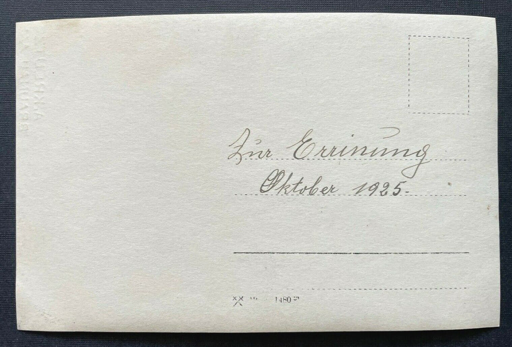 Porträt Mann Anzug Krawatte Zur Erinnerung 1925 A.Kreutz Braunau OÖ 400346 TH F