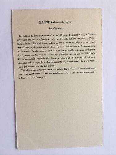 Baugé Le Chateau 85009 RE