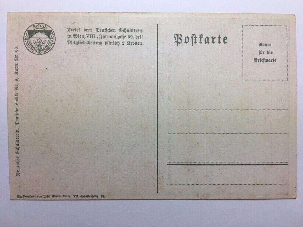 Deutscher Schulverein - Wer nicht liebt... / Künstlerkarte 30135 TH
