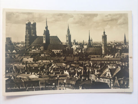 München, Blick vom Deutschen Museum auf die Stadt 85051 RE