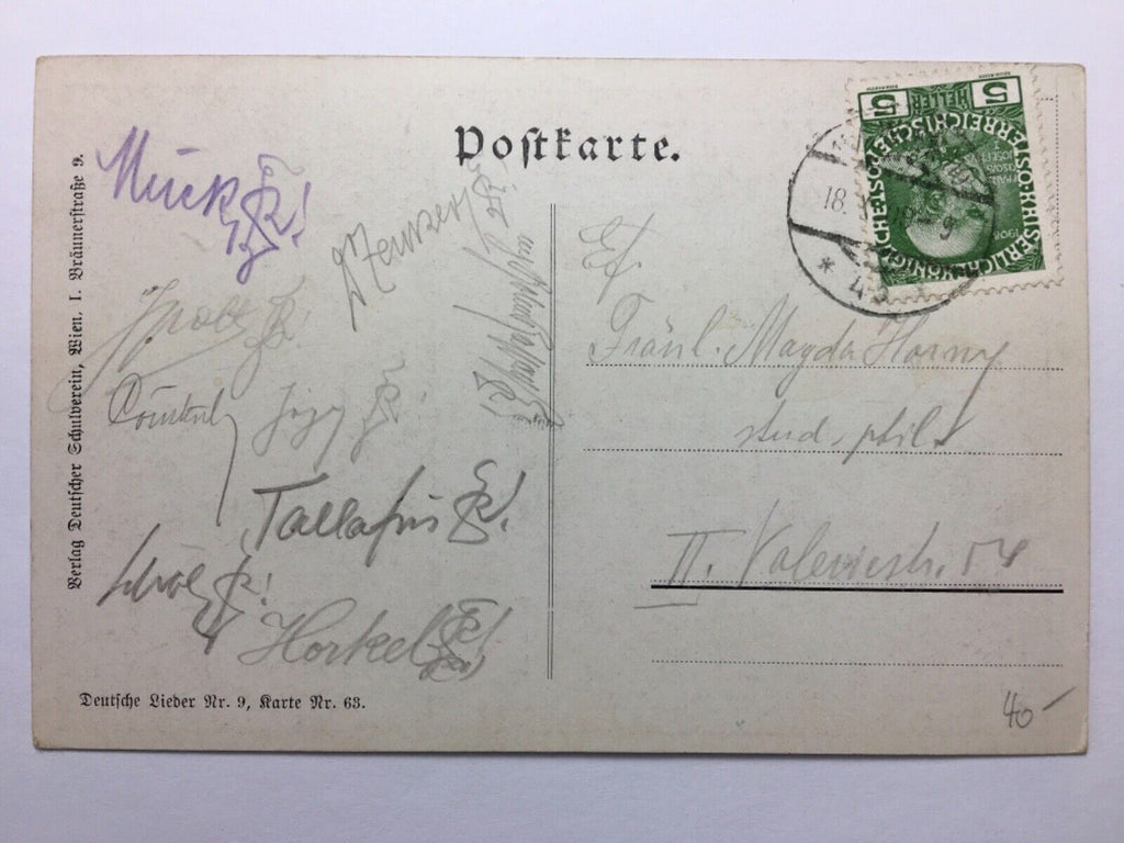 Deutscher Schulverein - Die Glocke - Wer nicht liebt... / Künstlerkarte 30130 TH
