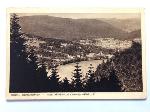Gerardmer - Vue generale depuis Merelle - Gesamtansicht von Merelle 110023 TH