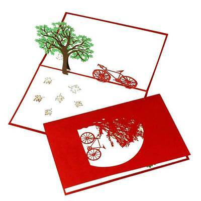 3D Pop Up Karte "Fahrradtour" Gutscheinkarte Klappkarte 50028