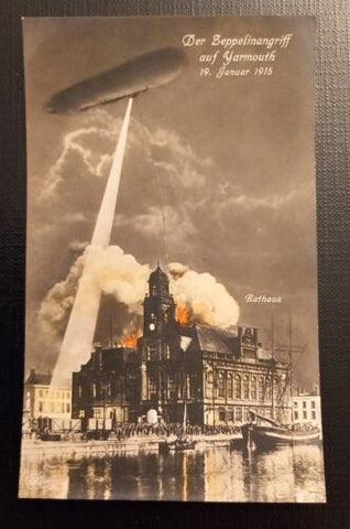 Der Zeppelinangriff Auf Yarmouth 19.Januar 1915 Zeppelin 50191 Ga