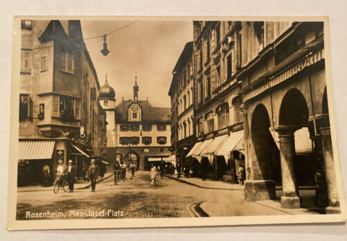 fahrrad gebraucht rosenheim Rosenheim Max Josef Platz Radfahrer Fahrrad Foto 402306 A – Nostalgie  Salzburg