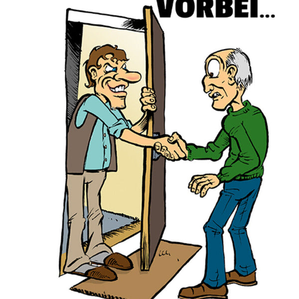 Schild Spruch Komm gerne noch mal vorbei Wenn du nicht so viel Zeit hast JW