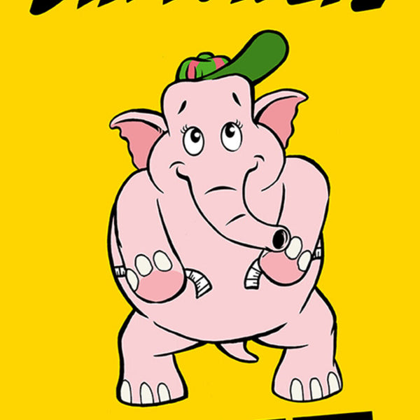 Schild Spruch Diätfreie Zone Elefant Essen JW