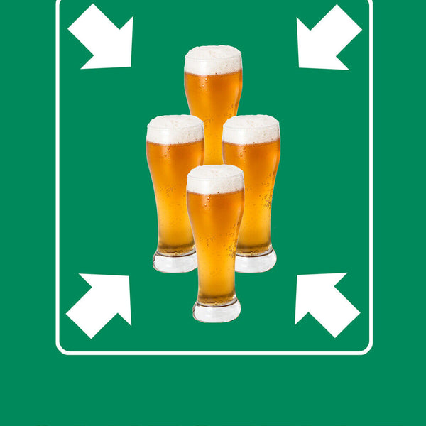 Schild Spruch Saufstelle Sammelstell Bier Alkohol JW