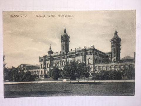 Hannover Königl. Techn. Hochschule 85089 RE