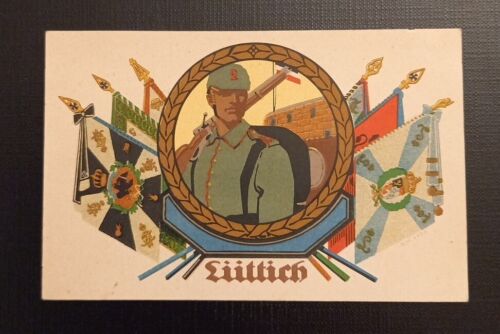 Lüttich Soldat in Uniform mit Fahnen 50179 Ga