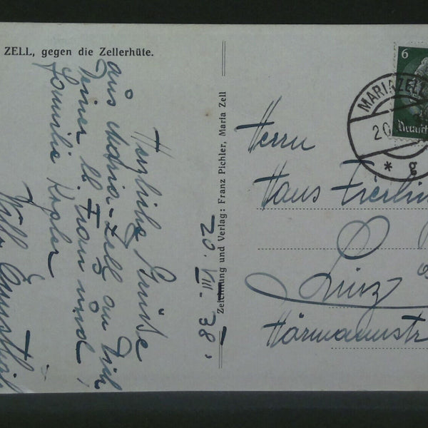 Gruß aus Maria Zell Blick gegen Zellerhüte Gemälde JW 402966 F