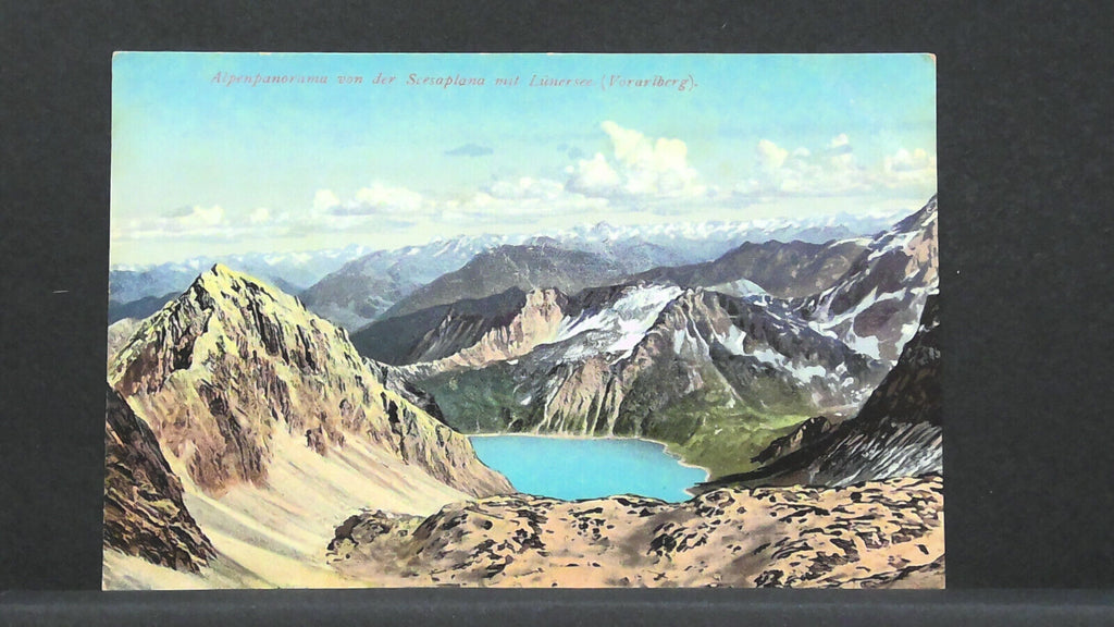 Alpenpanorama von der Scesaplana mit Lünersee Vorarlberg JW 00243 F