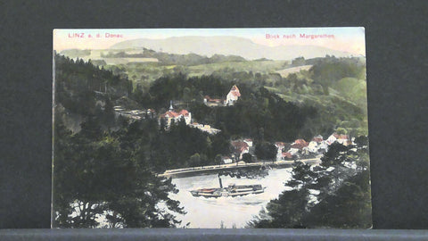 Linz an der Donau Blick nach Margarethen Schiff JW 650269 F