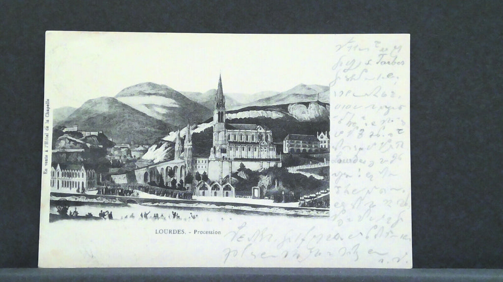 Lourdes Frankreich Procession Wallfahrt Kirche JW 4405 F