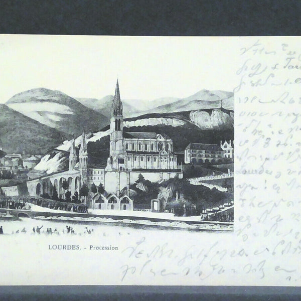 Lourdes Frankreich Procession Wallfahrt Kirche JW 4405 F