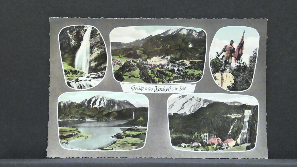 Gruß aus Kockl am See Wasserfall Kraftwerk Denkmal JW 4435 F