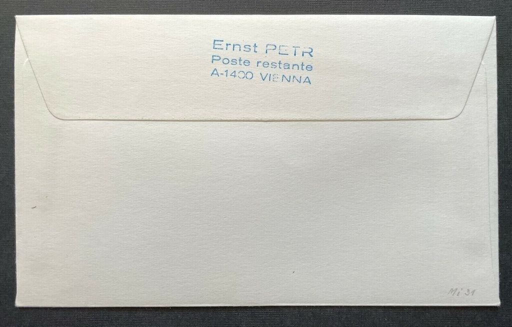 Brief Int.Seeschiffahrt Vereinte Nationen 1400 Wien 1983 ca.16,1x9,7cm 410352