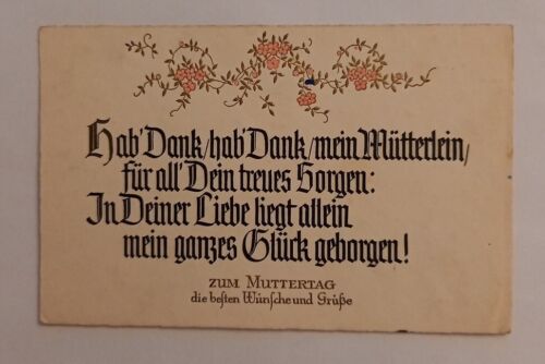 Glückwunschkarte zum Muttertag die besten Wünsche 600672A gr D