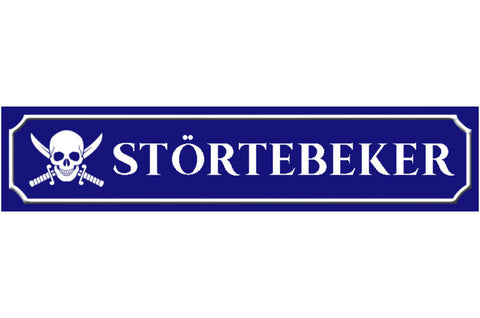 Schild Störtebeker Seeräuber Hamburg Statue Ort Platz 46 x 10 Blech od. Holz