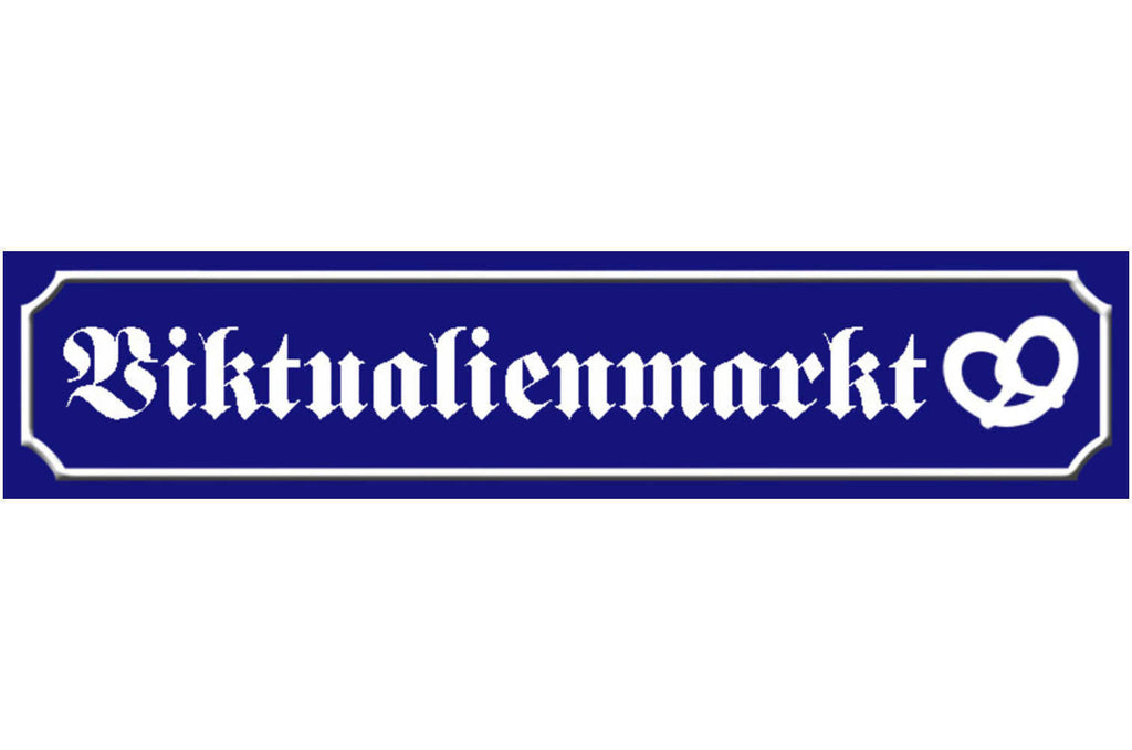 Schild Viktualienmarkt München Bayern Ort Straße Platz 46 x 10 Blech od. Holz