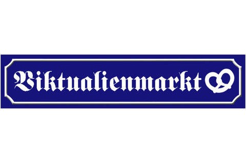 Schild Viktualienmarkt München Bayern Ort Straße Platz 46 x 10 Blech od. Holz