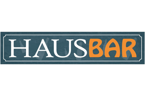 Schild Haus Bar Alkohol Glas Flasche Sammlung Drink Mixen 46 x 10 Blech od. Holz