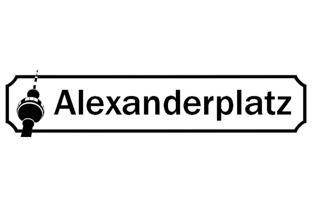 Schild Alexander Platz Berlin Stadt Deutschland Ort Straße 46 x 10 Blech od.Holz