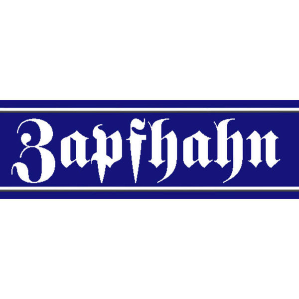 Schild Zapfhahn Fass Alkohol Bier Lokal Kneipe Ort Straße 46 x 10 Blech od. Holz