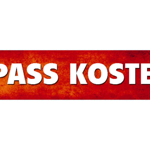 Schild Spaß Kostet Kosten Geld Freizeit Verkauf Arbeit 46 x 10 Blech od. Holz