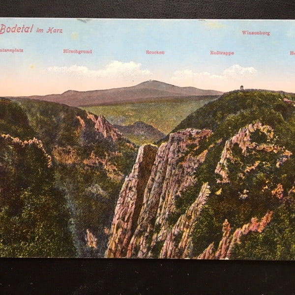 Bodetal im Harz - Hexentanzplatz - Brocken - Mittelgebirge Harz 140445 TH