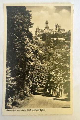 Ak, Ringelshäuser, Schloß, Braunfels, Lahn, Hessen (110228 BW)