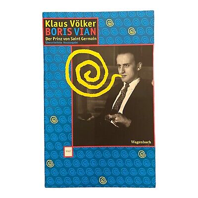 919 Klaus Völker BORIS VIAN der Prinz von Saint-Germain