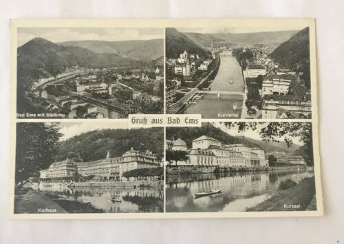 AK, Grußkarte, Rheinland Pfalz, Bad Ems Kurviertel (110317 BW)