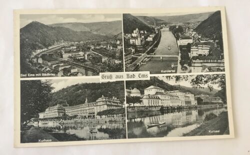 AK, Grußkarte, Rheinland Pfalz, Bad Ems, Kurviertel (110328 BW)