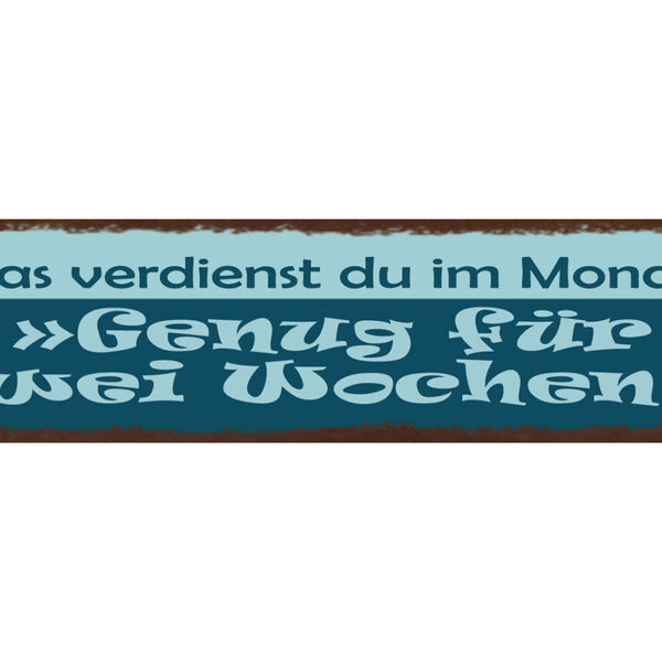 Schild Kann Ich Kurz Stören? Klar Was Ist? Nichts Wollte Nur Kurz Stören 46 x 10