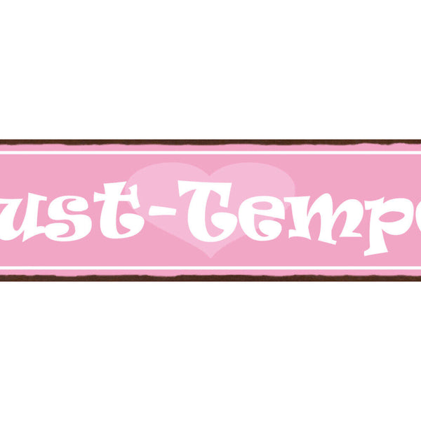 Schild Lust Tempel Liebe Erotik Schlaf Zimmer Beziehung 46 x 10 Blech od. Holz
