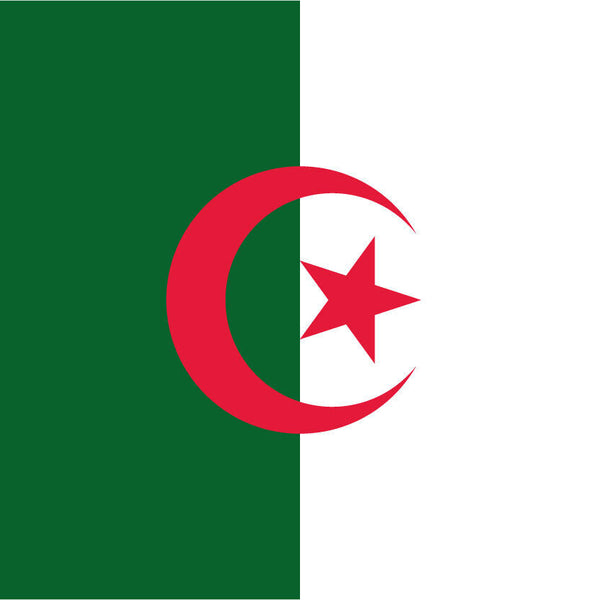 Schild Flagge Algerien Algeria Afrika Fahne 12x18 / 20x30 / 30x40 Blech od. Holz