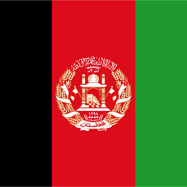 Schild Flagge Afghanistan Afghanische Fahne 12x18 / 20x30 / 30x40 Blech od. Holz