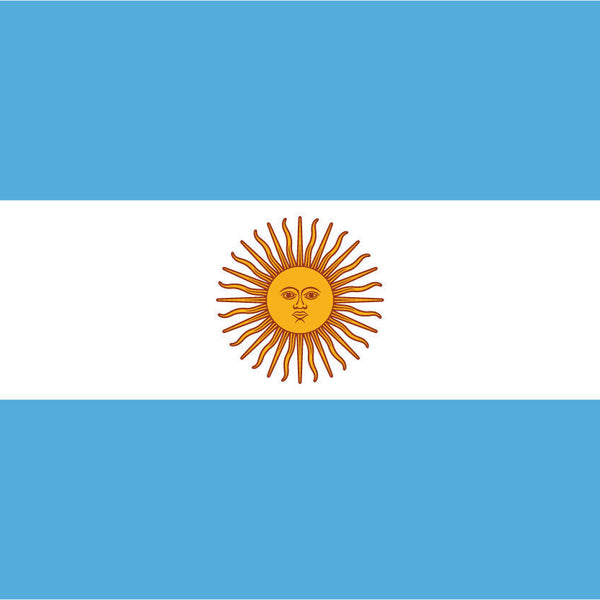 Schild Flagge Argentinien Argentinia Fahne 12x18 / 20x30 / 30x40 Blech od. Holz