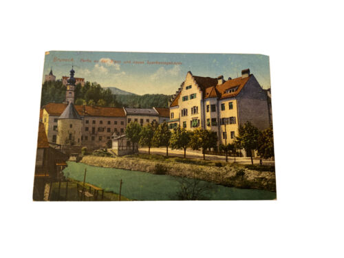 Bruneck  Partie an der Rienz Sparkassengebäude Tirol Südtirol Italien 400471