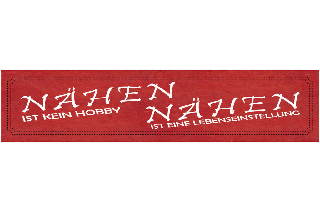 Schild Nähen Ist Kein Hobby Nähen Ist Eine Lebenseinstellung 46 x 10